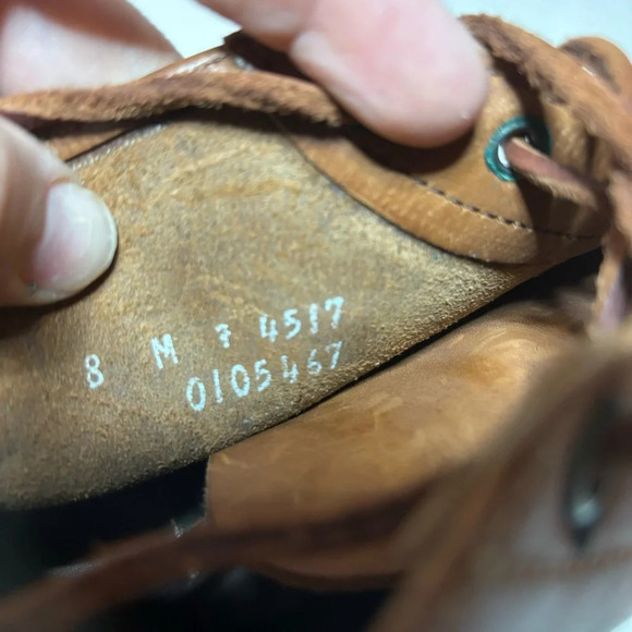 Cole Haan Country Vintage 90s Boots Brown Leather Lace Up Women’s Size 8 M - Picture 10 of 11